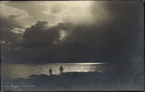 Ak Kristiania Christiania Oslo Norwegen, Abenstimmung