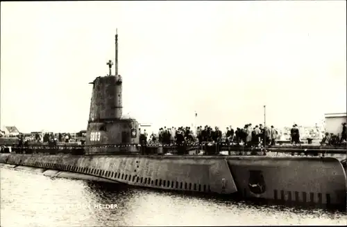 Ak Den Helder Nordholland Niederlande, Niederländisches U Boot, S 803