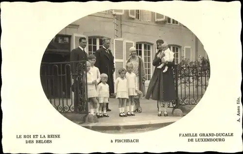 Ak Fischbach, Felix von Bourbon-Parma, Großherzogin von Luxemburg, Kinder, Adel Belgien