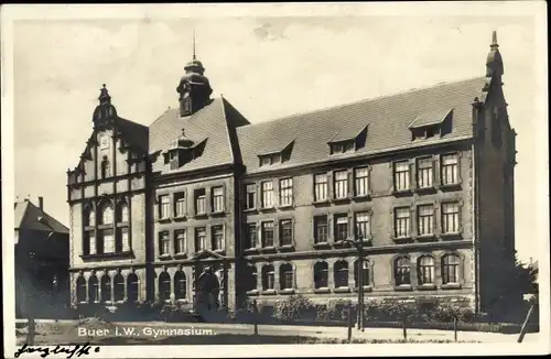 Ak Buer Gelsenkirchen im Ruhrgebiet, Gymnasium