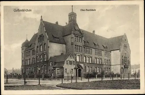 Ak Gelsenkirchen im Ruhrgebiet, Oberrealschule