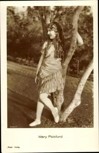 Ak Schauspielerin Mary Pickford, Portrait