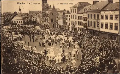Ak Binche Wallonie Hennegau, Karneval, das letzte Rondell