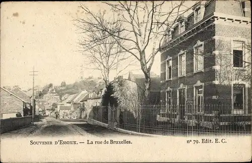Ak Esneux Wallonien Lüttich, Rue de Bruxelles