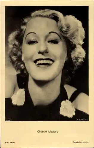 Ak Schauspielerin Grace Moore, Portrait, Ross Verlag 9144 1