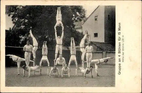 50 alte Ak Artisten, Sammlung Hoffmanns Gruppenstellungen, Kunstverlag Hoffmann, Magdeburg