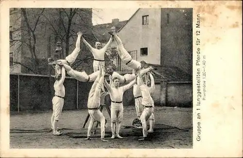 50 alte Ak Artisten, Sammlung Hoffmanns Gruppenstellungen, Kunstverlag Hoffmann, Magdeburg