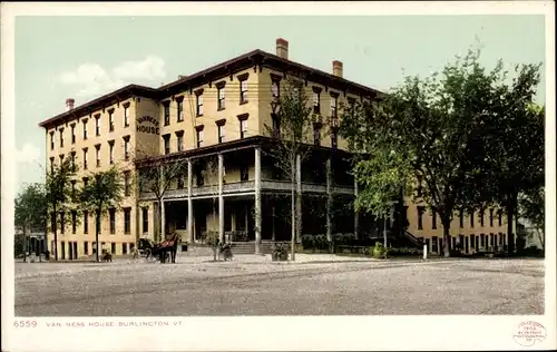 Ak Burlington Vermont Vereinigte Staaten, van Ness House
