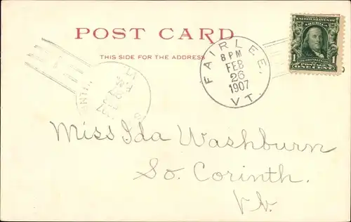 Ak Montpelier Vermont, Postamt