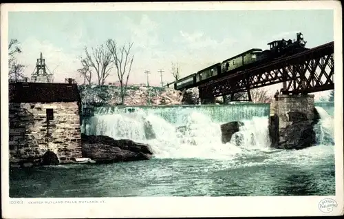 Ak Rutland Vermont USA, Zentrum Rutland Falls