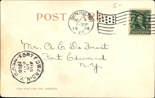 Ak Burlington Vermont Vereinigte Staaten, Ethan Allen Monument