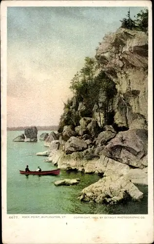 Ak Burlington Vermont Vereinigte Staaten, Rock Point