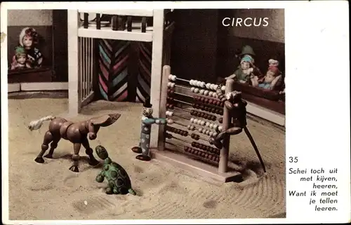 Ak Circus, Schei toch uit met kijven, heeren, Want ik moet je tellen leeren