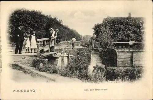 Ak Voorburg Südholland, Broeksloot