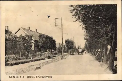 Ak Capelle aan den Ijssel Südholland Niederlande, s' Gravenweg