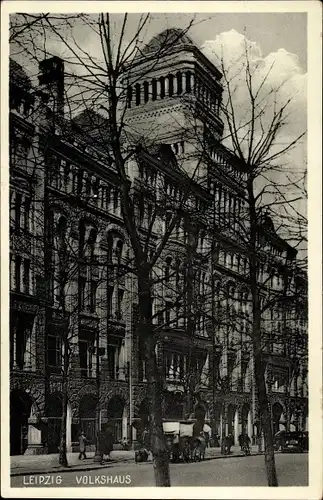 Ak Leipzig in Sachsen, Volkshaus