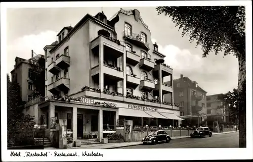 Ak Wiesbaden, Hotel Fürstenhof am Kurpark, Sonnenberger Straße 32