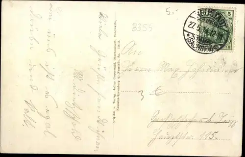 Ak Hohwald Neustadt in Sachsen, Heilstätte Hohwald, Hauptgebäude