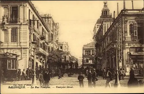 Ak Saloniki Thessaloniki Griechenland, Venizelos-Straße