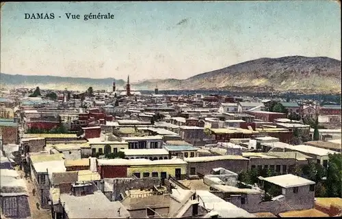 Ak Damaskus Syrien, Gesamtansicht
