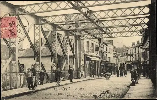 Ak Creil-Oise, Le Pont