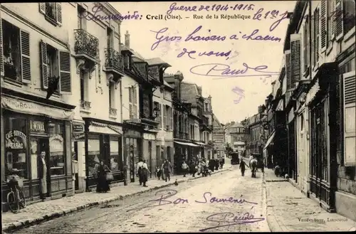 Ak Creil-Oise, Rue de la République