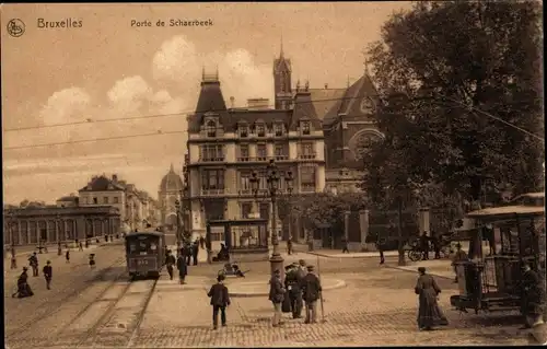 Ak Bruxelles Brüssel, Porte de Schaerbeek