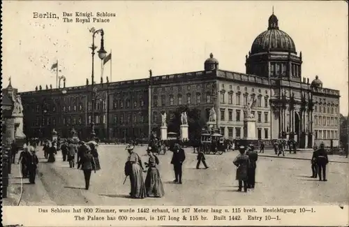 Ak Berlin Mitte, Königliches Schloss