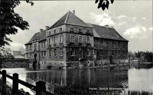 Ak Herne im Ruhrgebiet, Schloss Strünkede