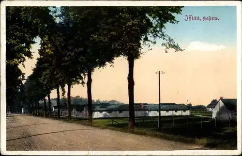 Ak Issum Nordrhein Westfalen, Kaserne, Baracken