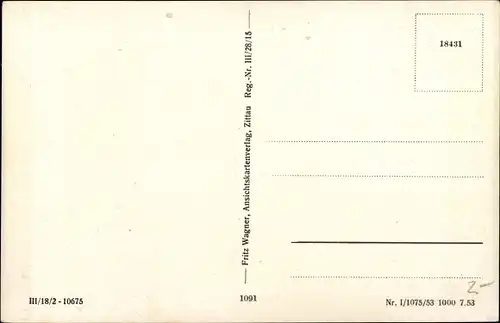 Ak Zittau in Sachsen, Johanniskirche und Rolandbrunnen