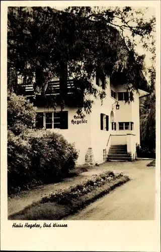 Ak Bad Wiessee in Oberbayern, Haus Hegeler, Am Strandbad 7