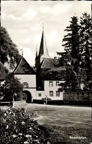 Ak Bersenbrück in Niedersachsen, Blick zur Kirche