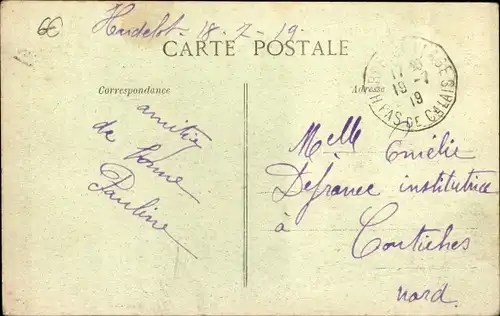 Ak Beach Hardelot Pas de Calais, Strand