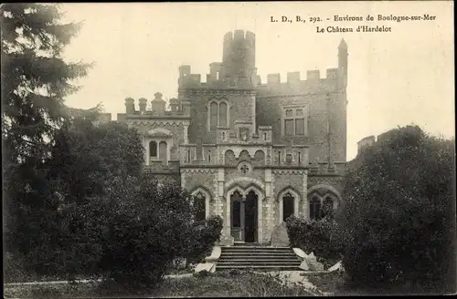 Ak Strand Hardelot Pas de Calais, Schloss