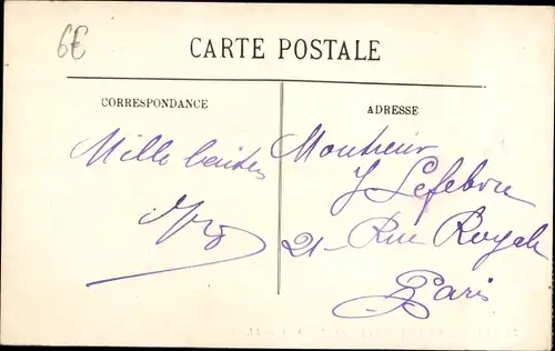 Ak Mers les Bains Somme, Strand bei Ebbe