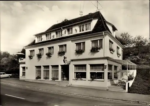 Ak Uhldingen Mühlhofen im Bodenseekreis, Cafe Wunderlin, Bes. E. Wunderlin