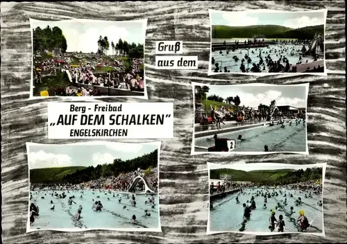 Ak Engelskirchen im Bergischen Land, Auf dem Schalken, Schwimmbad