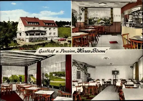 Ak Fussingen Waldbrunn im Westerwald, Gasthof Pension Haus Blum