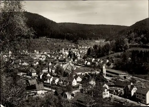 Ak Calmbach Bad Wildbad im Schwarzwald, Panorama