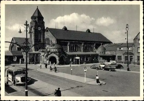 Ak Gießen an der Lahn Hessen, Bahnhof