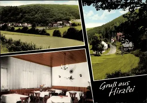 Ak Hirzlei Brauneberg Rheinland Pfalz, Gasthaus, Pension Hüttl