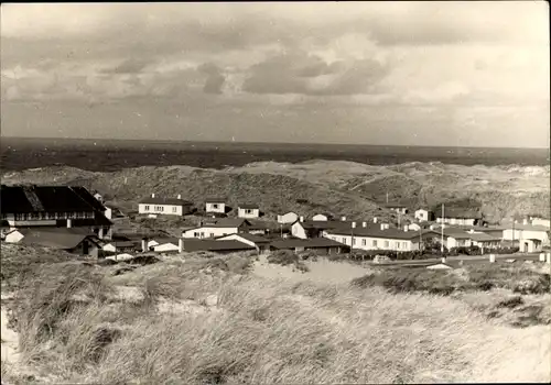 Foto Ak Kampen auf Sylt, Häuser in den Dünen