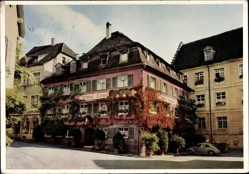 Ak Meersburg am Bodensee, Hotel Weinstube Löwen