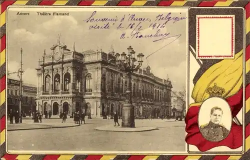 Passepartout Ak Antwerpen Antwerpen Flandern, Flamand Theater