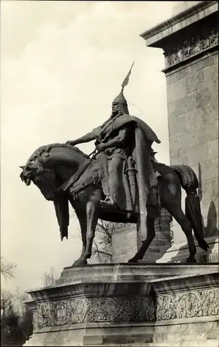 Ak Budapest Ungarn, Arpad Denkmal