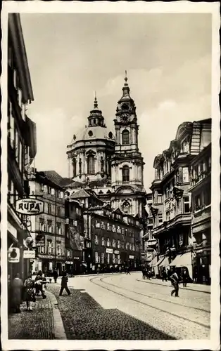 Ak Praha Prag, St. Nikolauskirche, Kostel sv. Mikulase