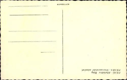 Ak Praha Prag Tschechien, Altstädter Ring, Kirche, Bus