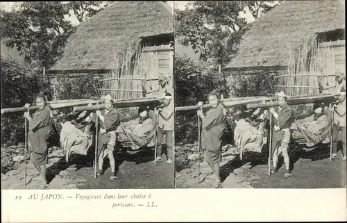 Stereo Ak Japan, Voyageurs dans leur chaise à porteurs