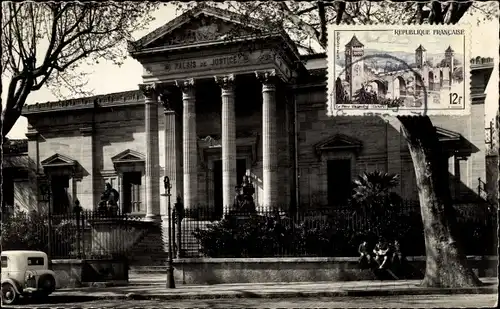 Ak Perpignan Pyrénées Orientales, Le Palais de Justice